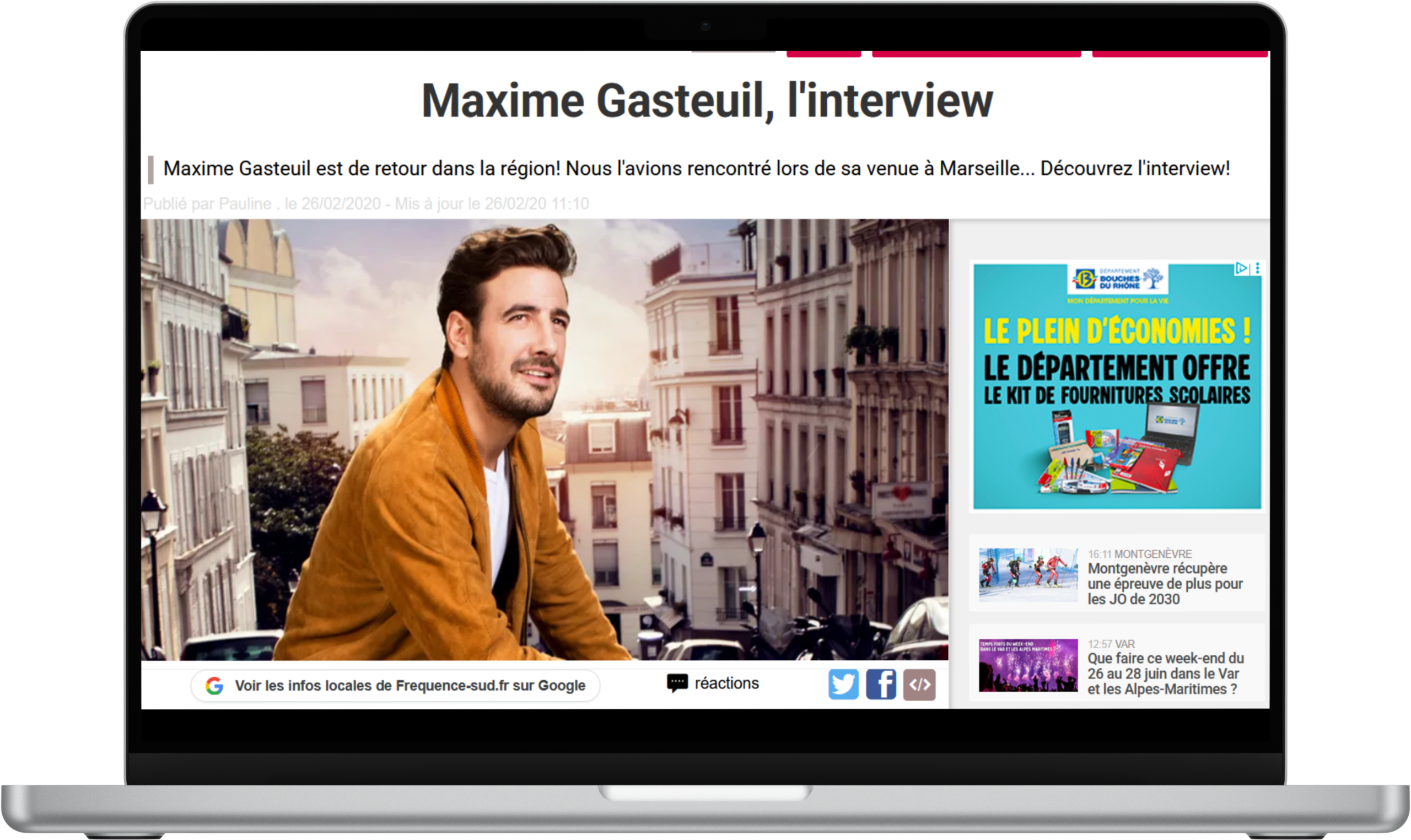 Interview Maxime Gasteuil