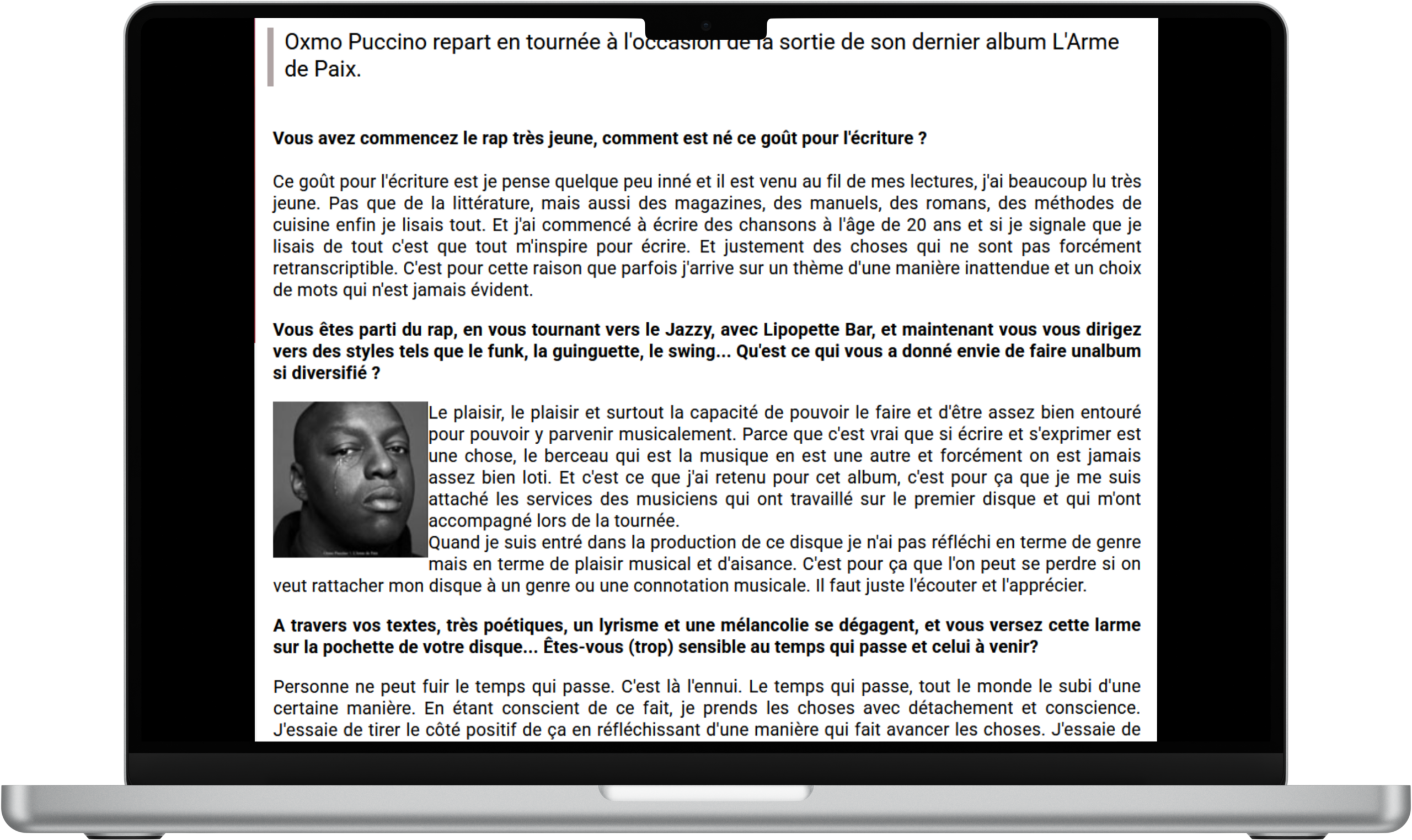 Interview Fréquence Sud